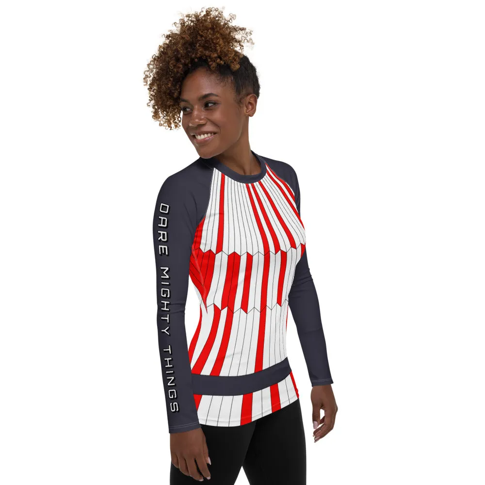 Dare Mighty Things Mars 2020 Parachute Rash Guard - Adult