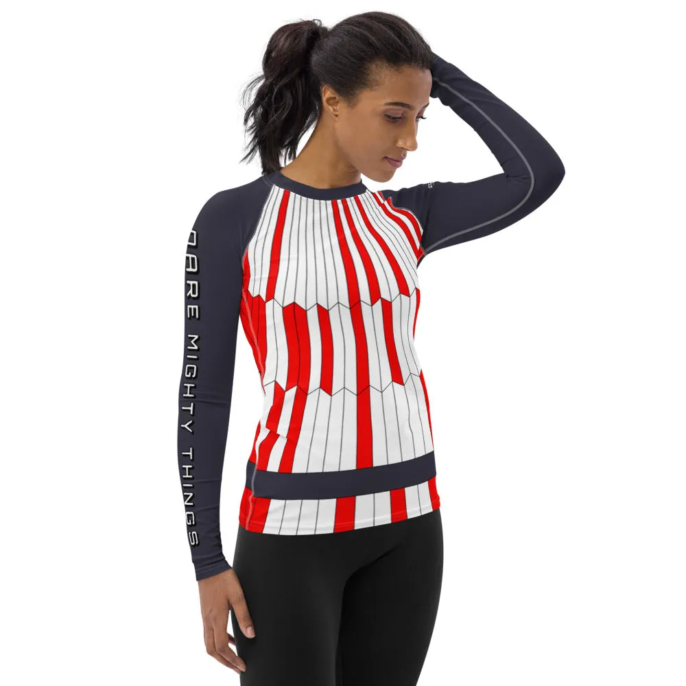 Dare Mighty Things Mars 2020 Parachute Rash Guard - Adult