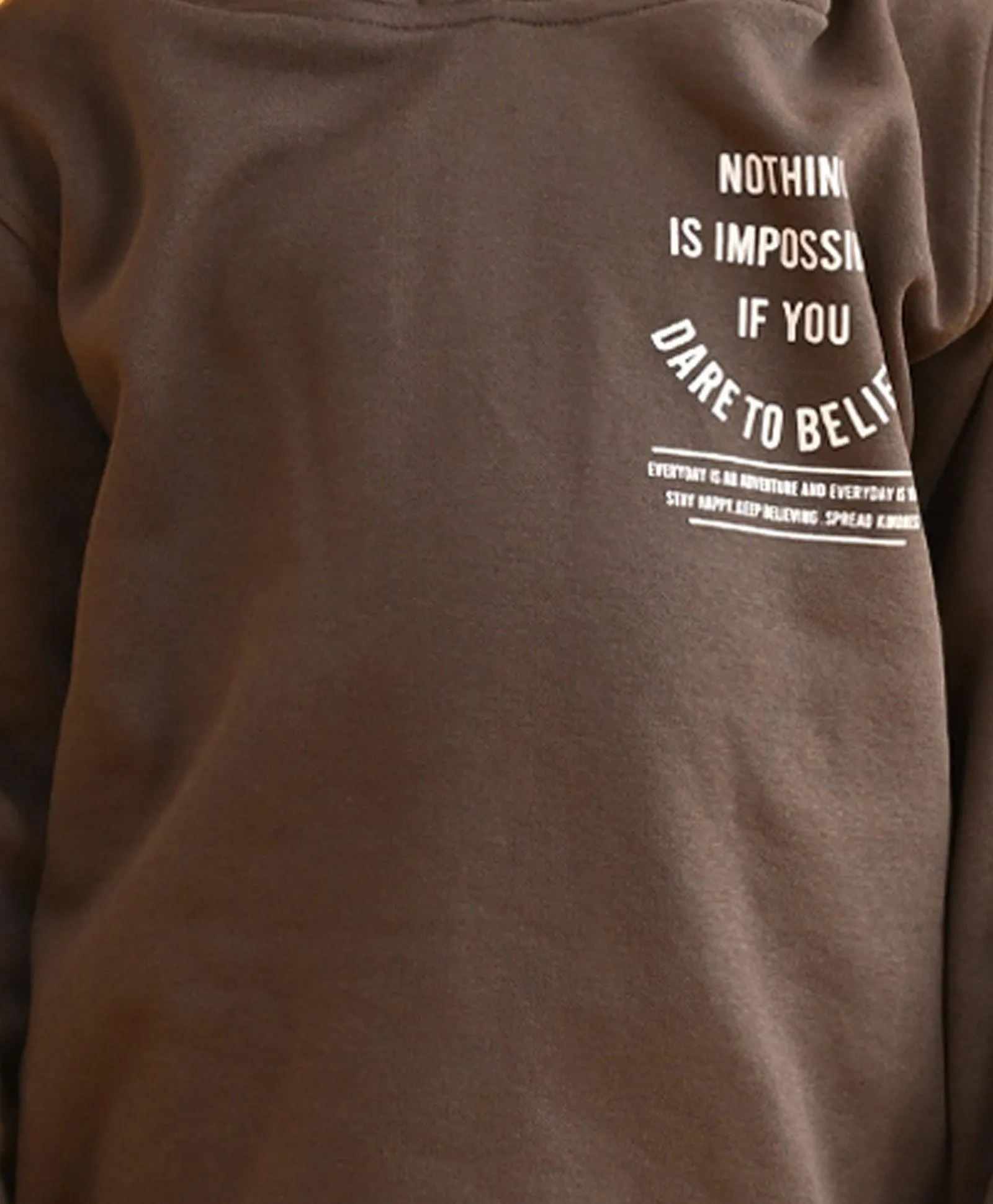 DARK GREY TMR FLEECE BOYS HOODIE - DARK GREY