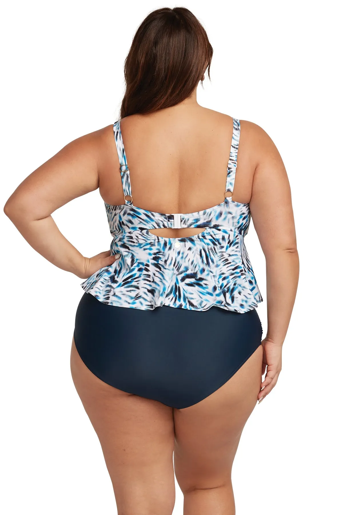 Dark Navy Botticelli High Waist Swim Pant