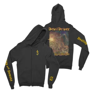 DevilDriver - Dealing With Demons II Cross zip-up hoodie