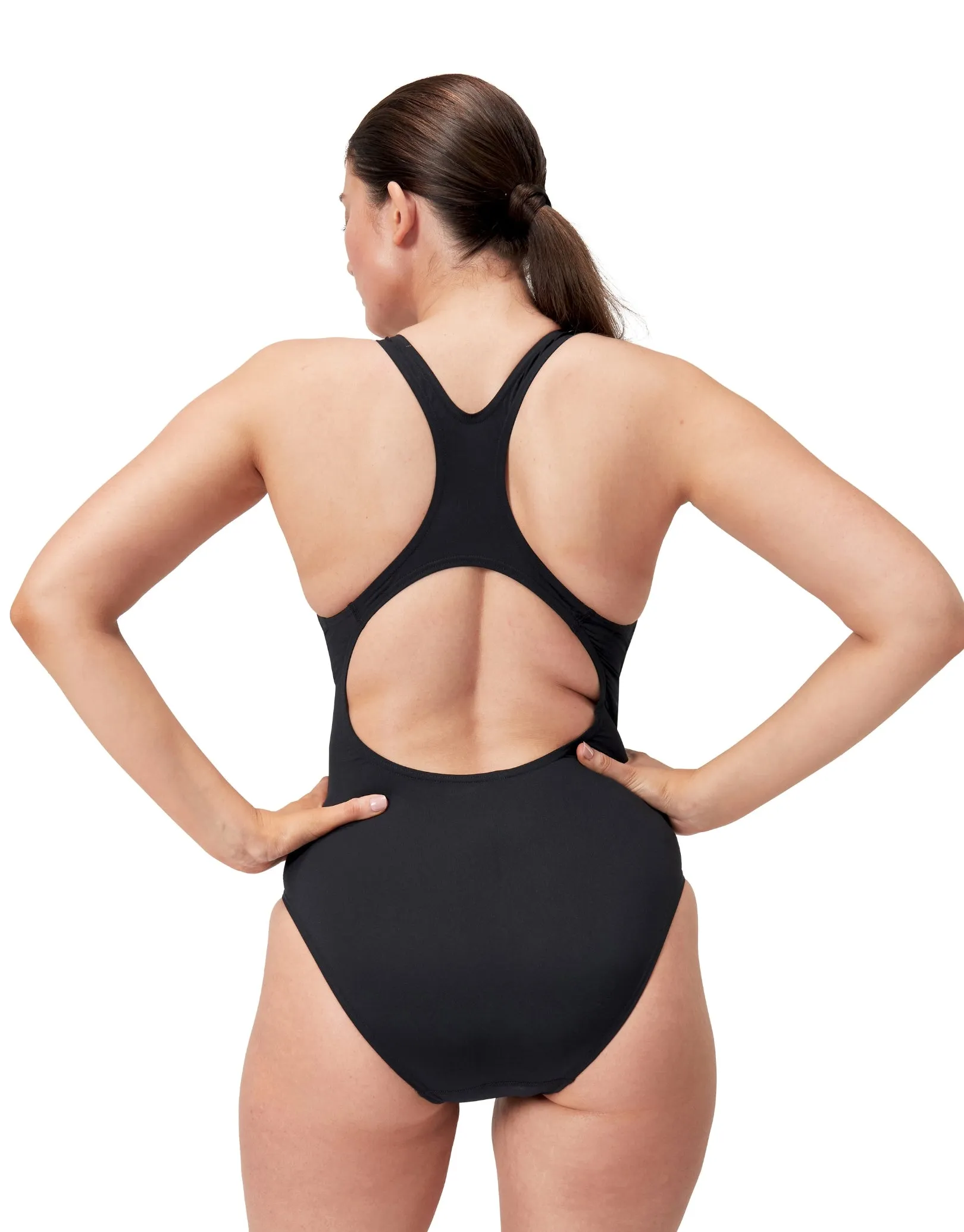Digital Placement Medalist Swimsuit - Black/Green