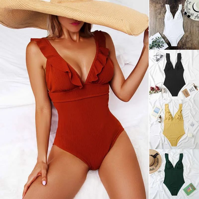 Divine Elegance: V-Neck Monokini