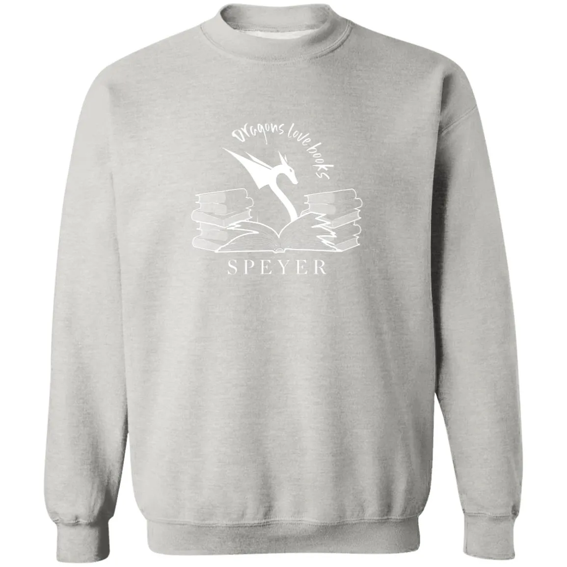 Dragons Love Books Crewneck Sweatshirt