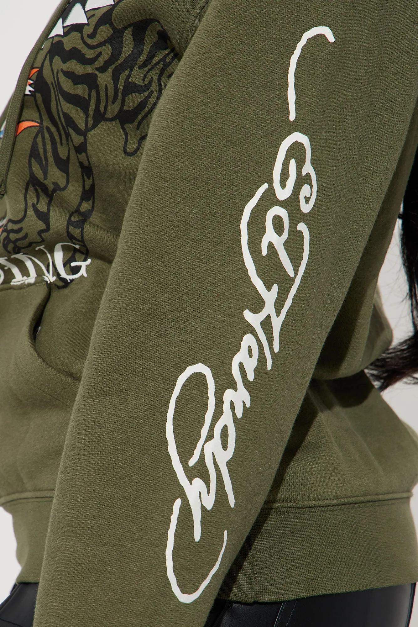 Ed Hardy Tattooing Hoodie - Olive