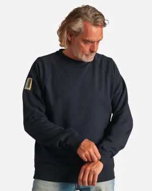 ELSK BUNKERS PCH TVÆRS MEN'S CREWNECK - DARK NAVY