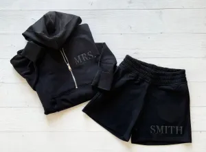 Embossed Sweatsuit for Bride