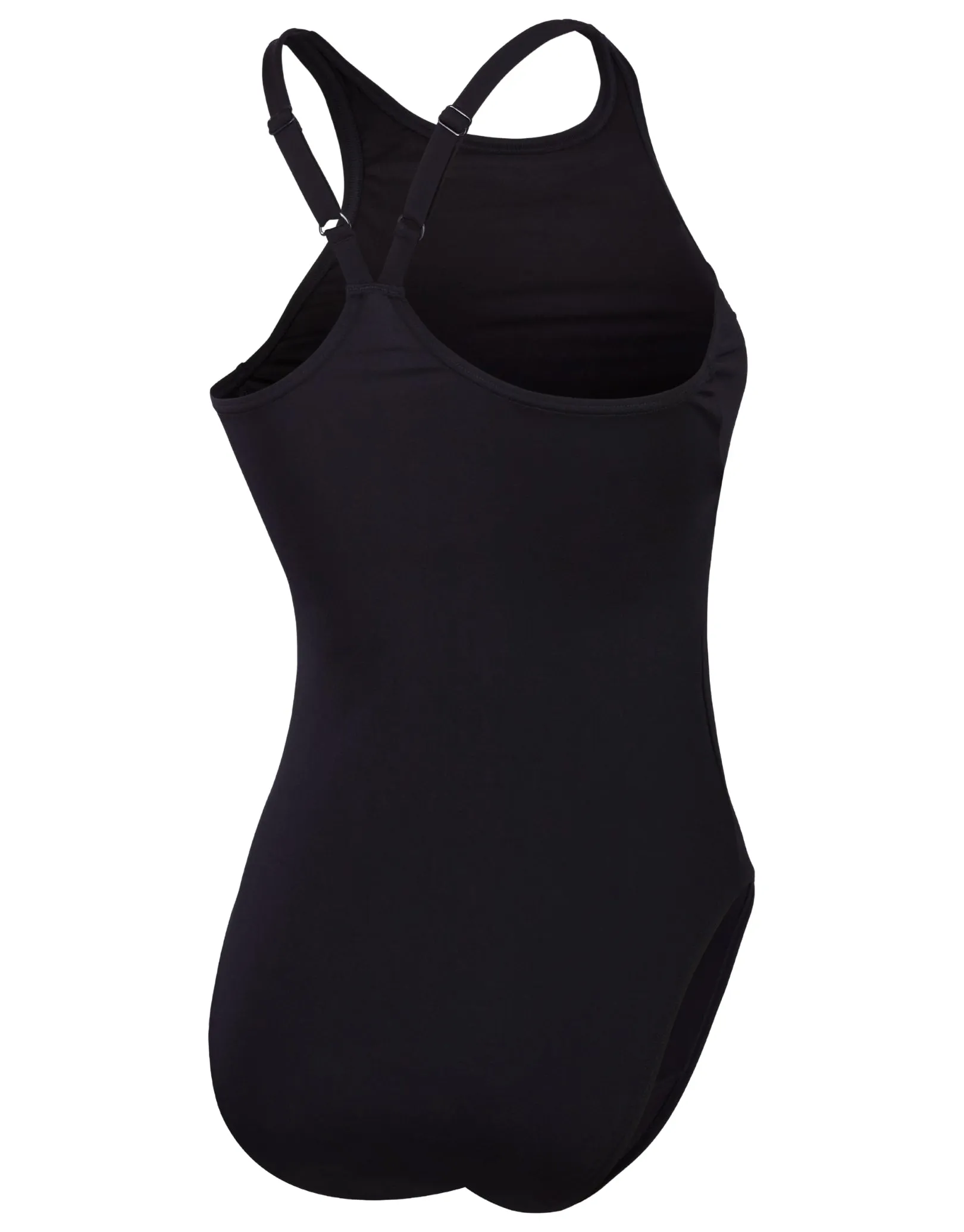 Endurance  V Back Swimsuit (Longer Body Length) - Black