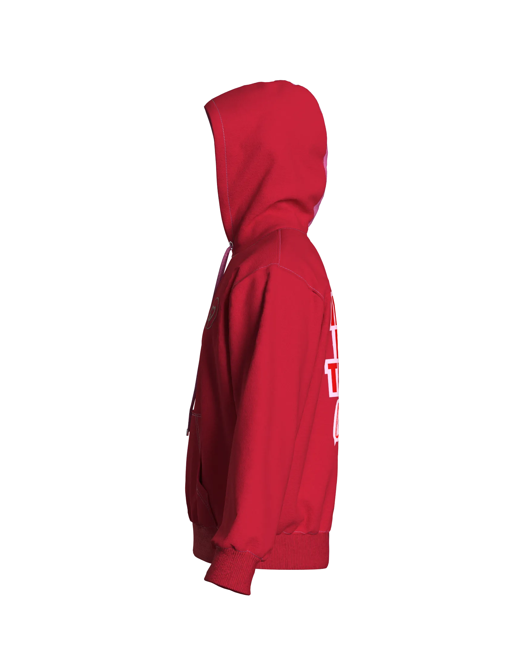 Exclusive: Pink & Red So Shadey Hoodie & Bottom