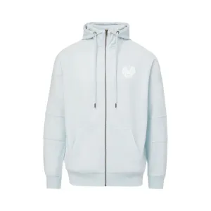 Ezra Full Zip Funnel Hood -Artic Blue