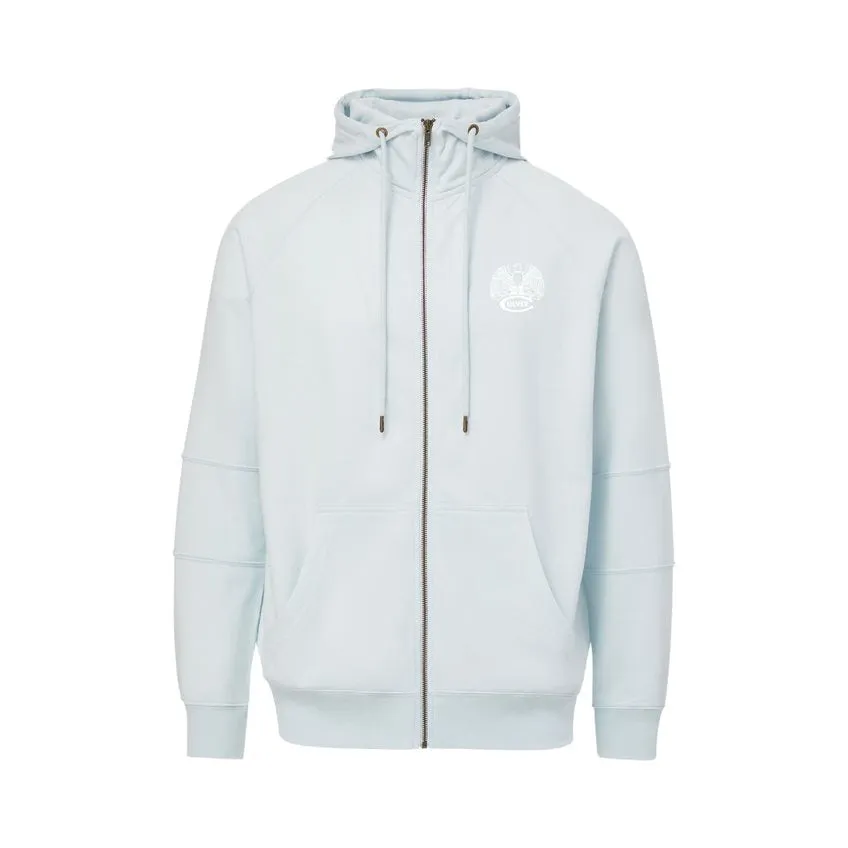 Ezra Full Zip Funnel Hood -Artic Blue