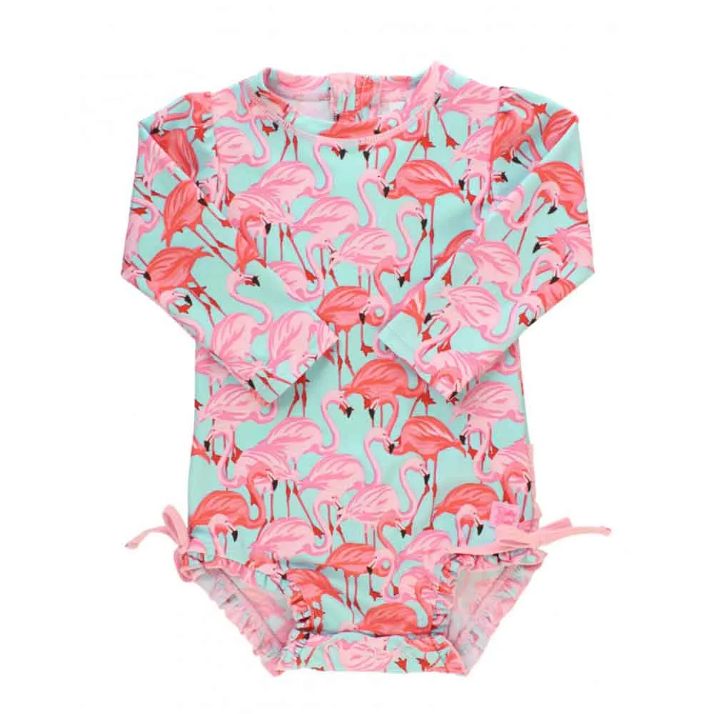 Fab Flamingo One Piece Rash Guard