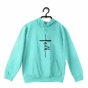 Faith in cross shape Christianity     Hooded SweatShirts