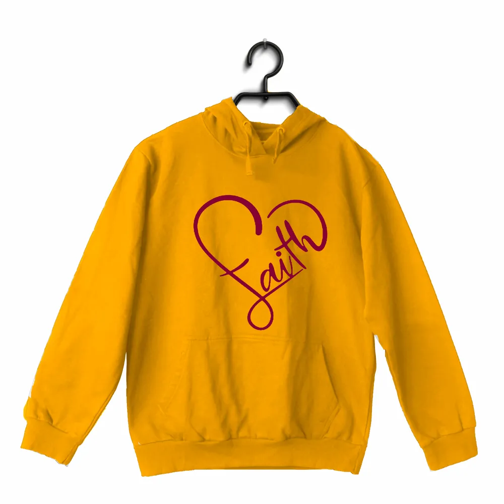 Faith in heart shape Christianity     Hooded SweatShirts