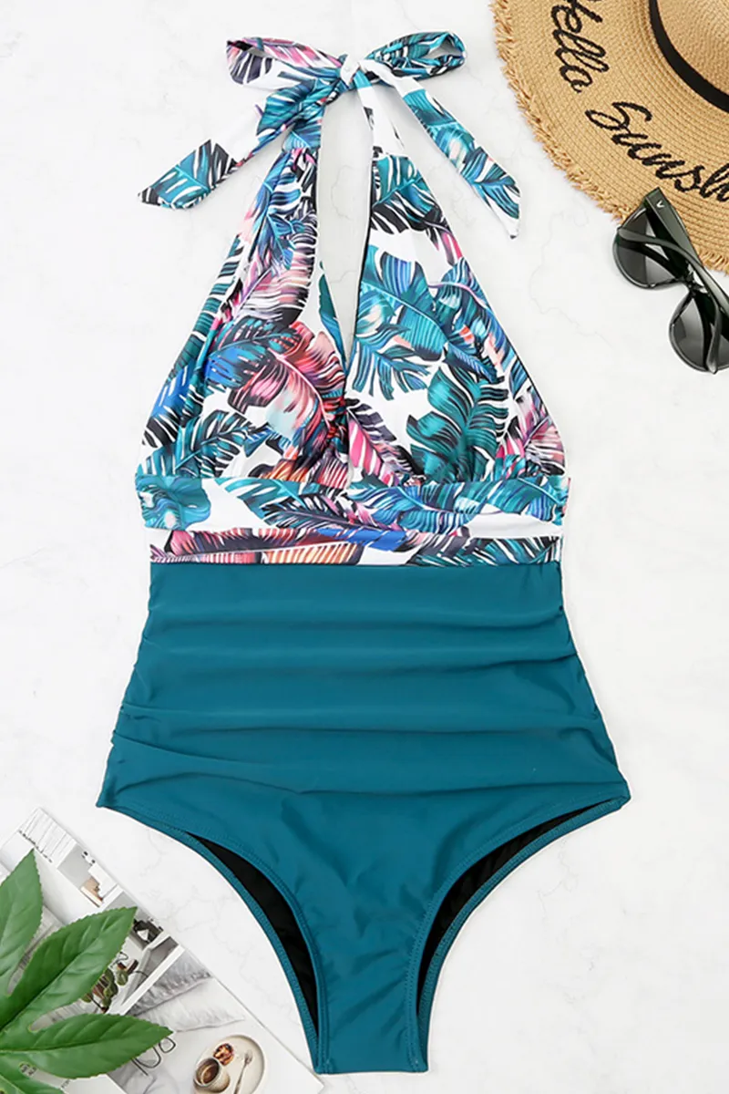 Fashion Vacation Print Swimwears(5 Colors)