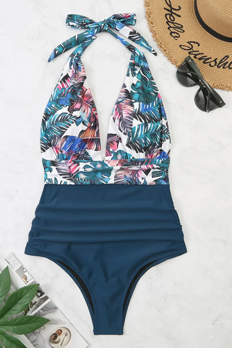 Fashion Vacation Print Swimwears(5 Colors)