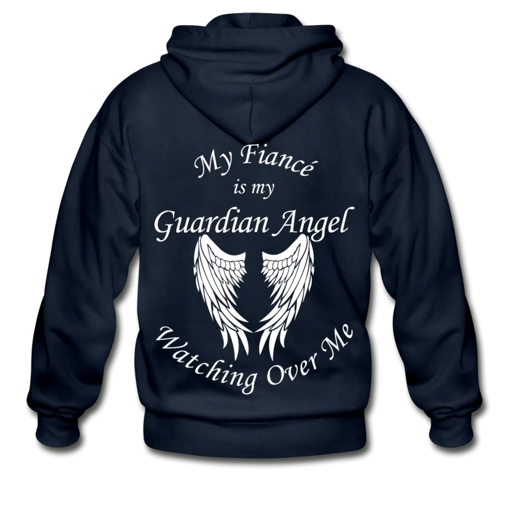 Fiancé  Guardian Angel Gildan Heavy Blend Adult Zip Hoodie