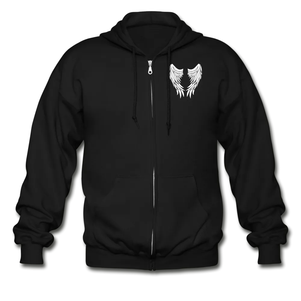 Fiancé  Guardian Angel Gildan Heavy Blend Adult Zip Hoodie