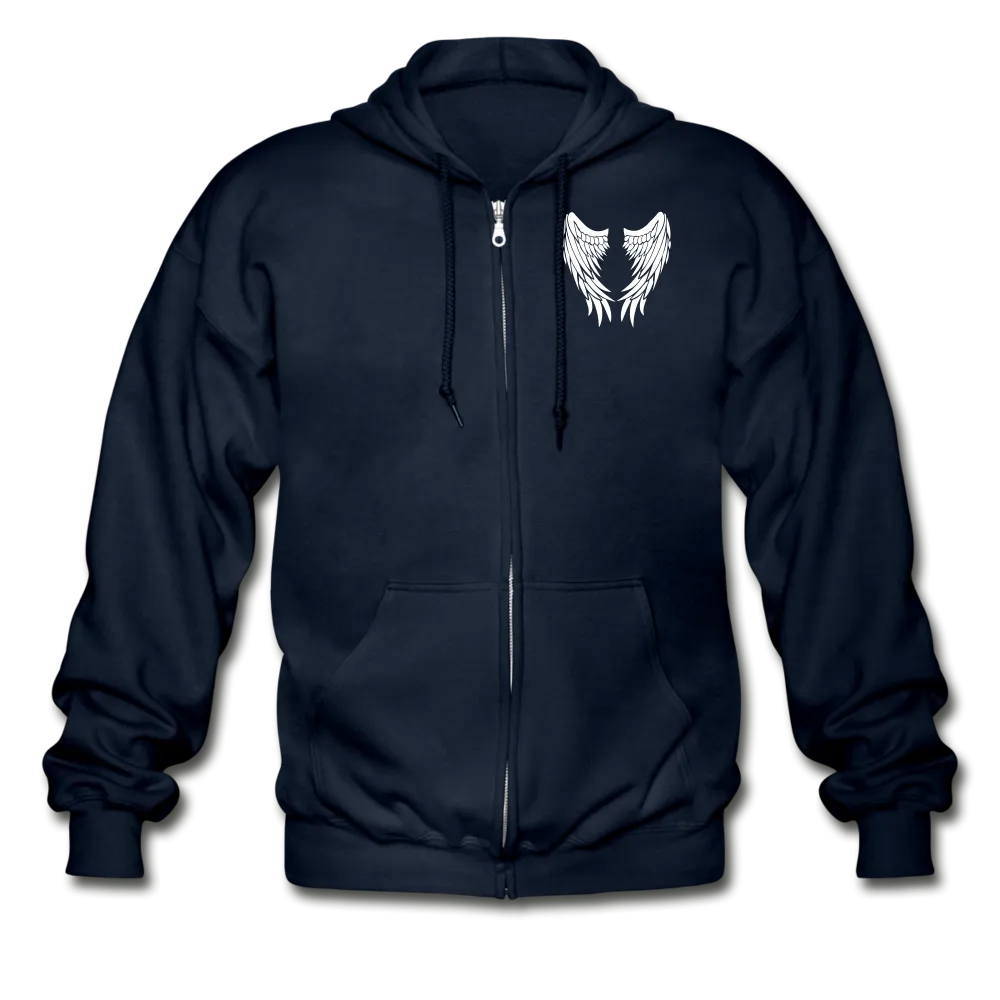 Fiancé  Guardian Angel Gildan Heavy Blend Adult Zip Hoodie