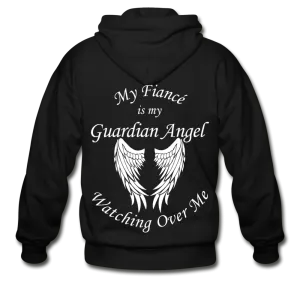 Fiancé  Guardian Angel Gildan Heavy Blend Adult Zip Hoodie