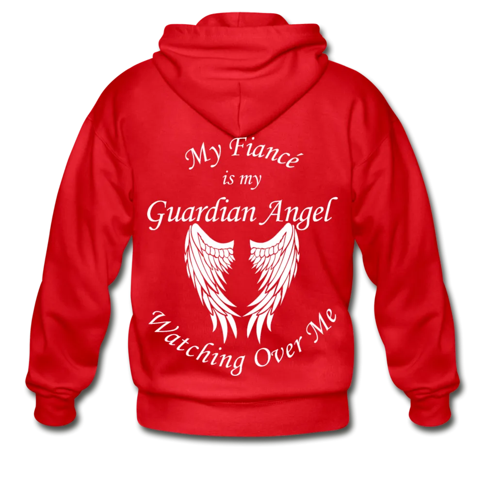 Fiancé  Guardian Angel Gildan Heavy Blend Adult Zip Hoodie