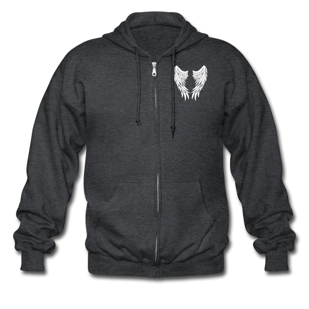 Fiancé  Guardian Angel Gildan Heavy Blend Adult Zip Hoodie