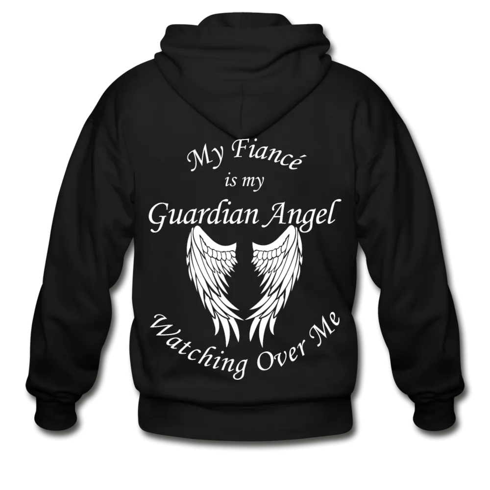 Fiancé  Guardian Angel Gildan Heavy Blend Adult Zip Hoodie