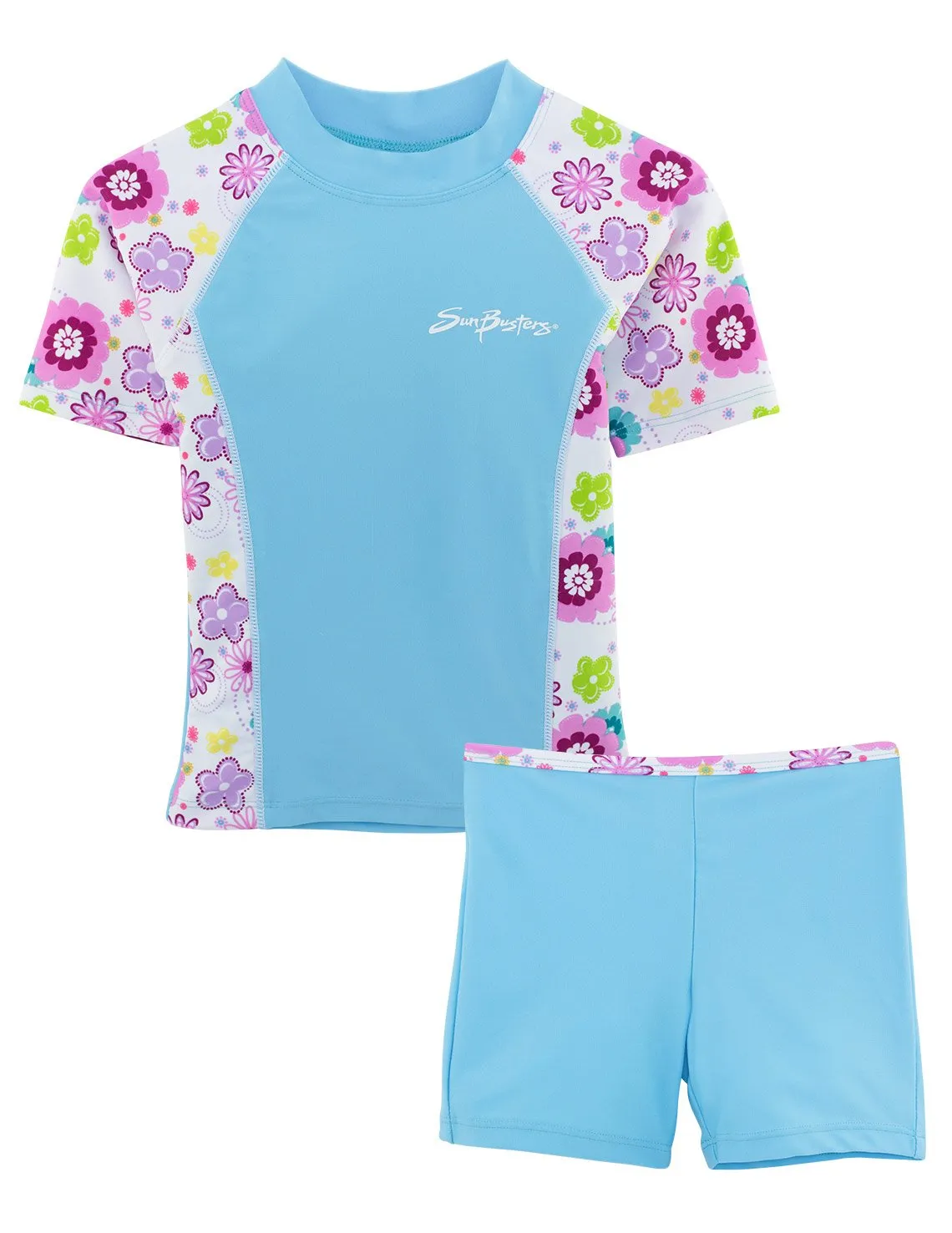Fitted Rash Guard Set - Mallowberry