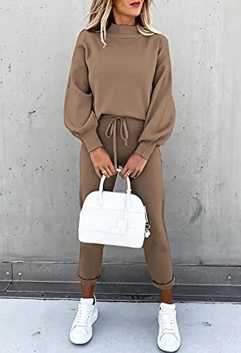 Fixmatti Women's Long Sleeve Sweatsuit Set