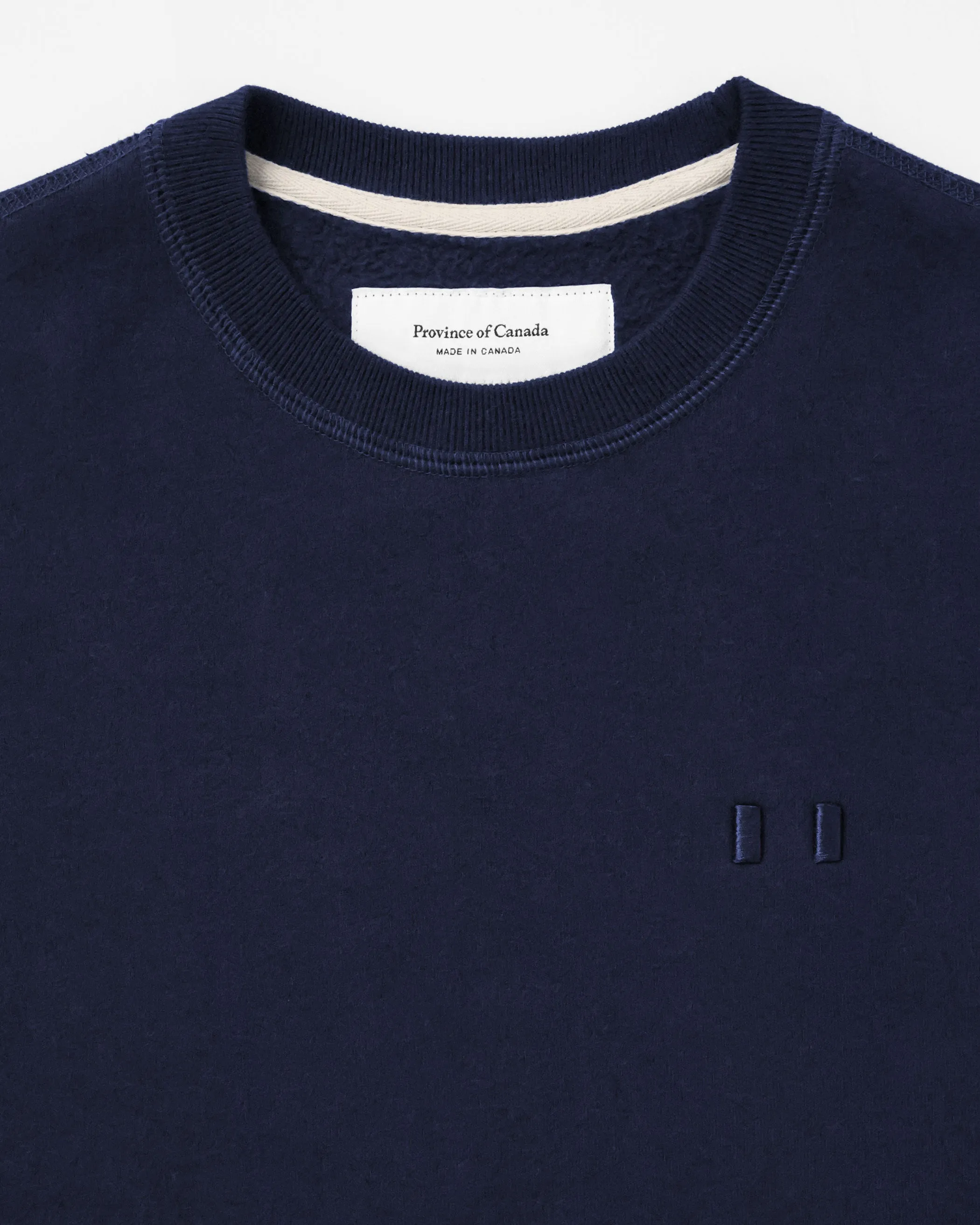 Flag Fleece Sweatshirt Navy - Unisex