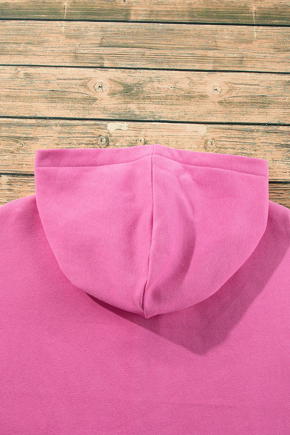 Fleece Lined Half Zipper Kangaroo Hoodie