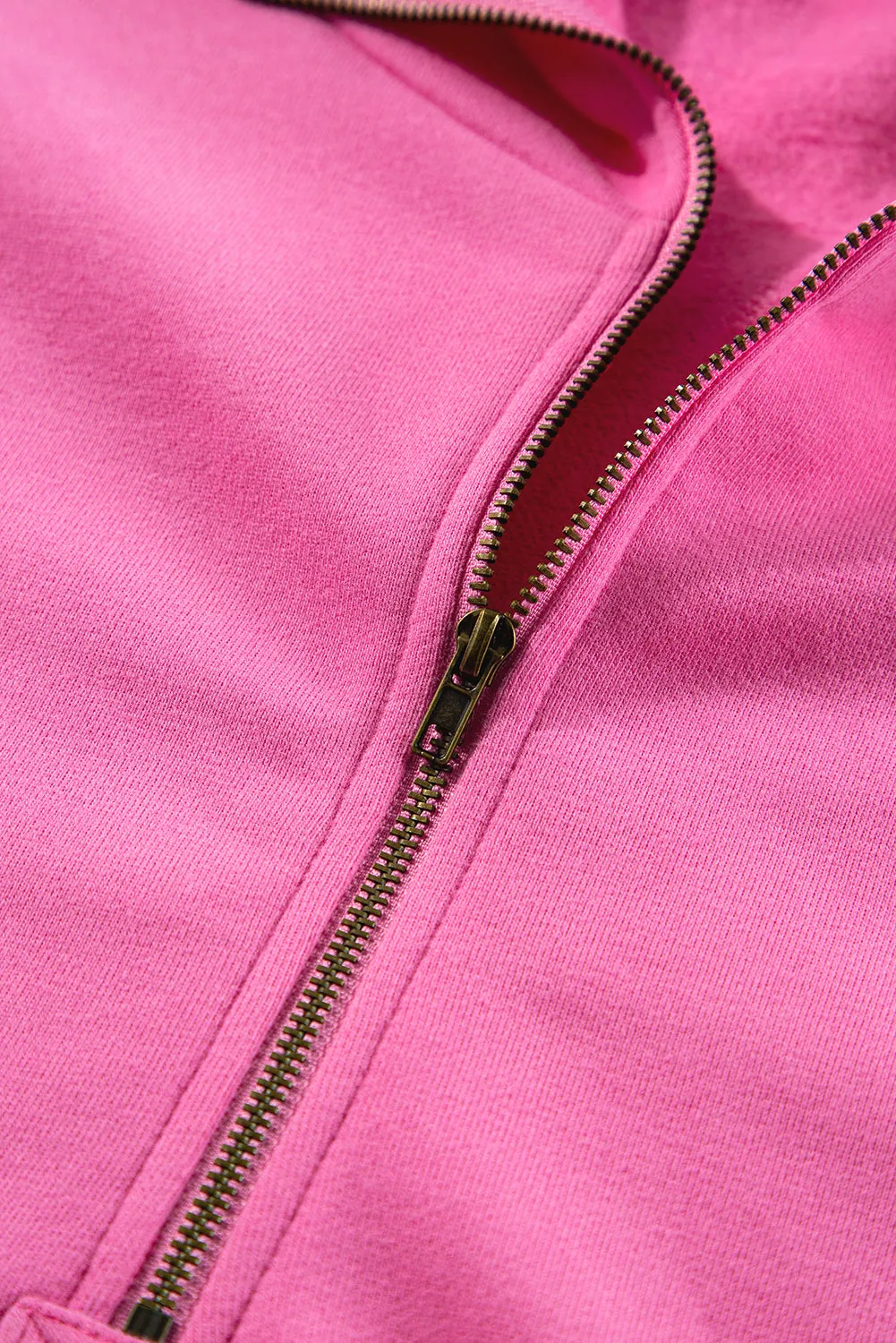 Fleece Lined Half Zipper Kangaroo Hoodie