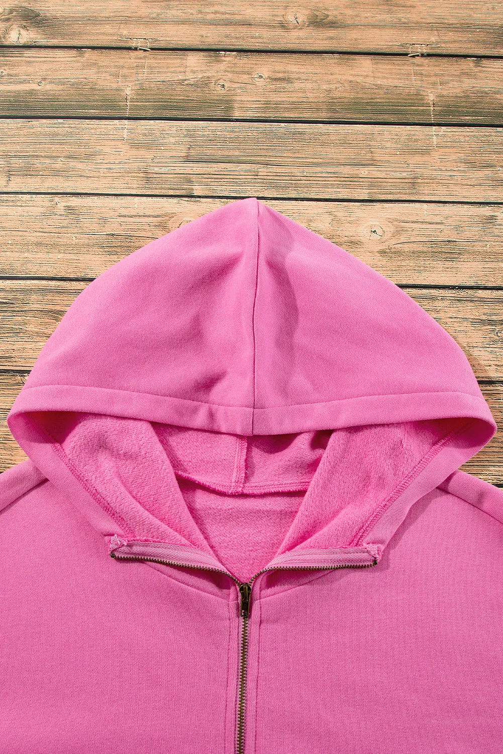 Fleece Lined Half Zipper Kangaroo Hoodie