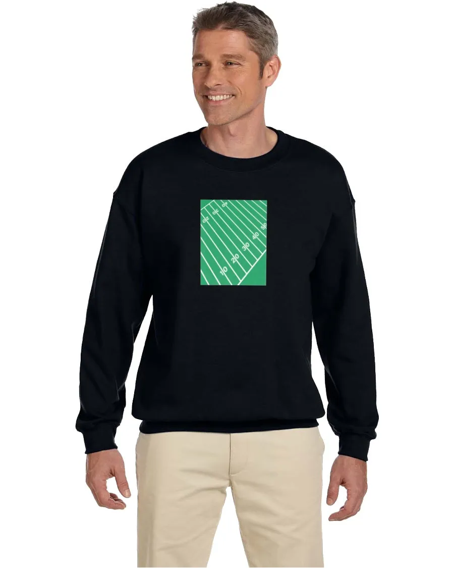 Football Field Crewneck Sweatshirts