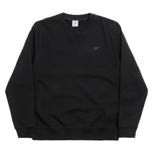 French terry crew - Black