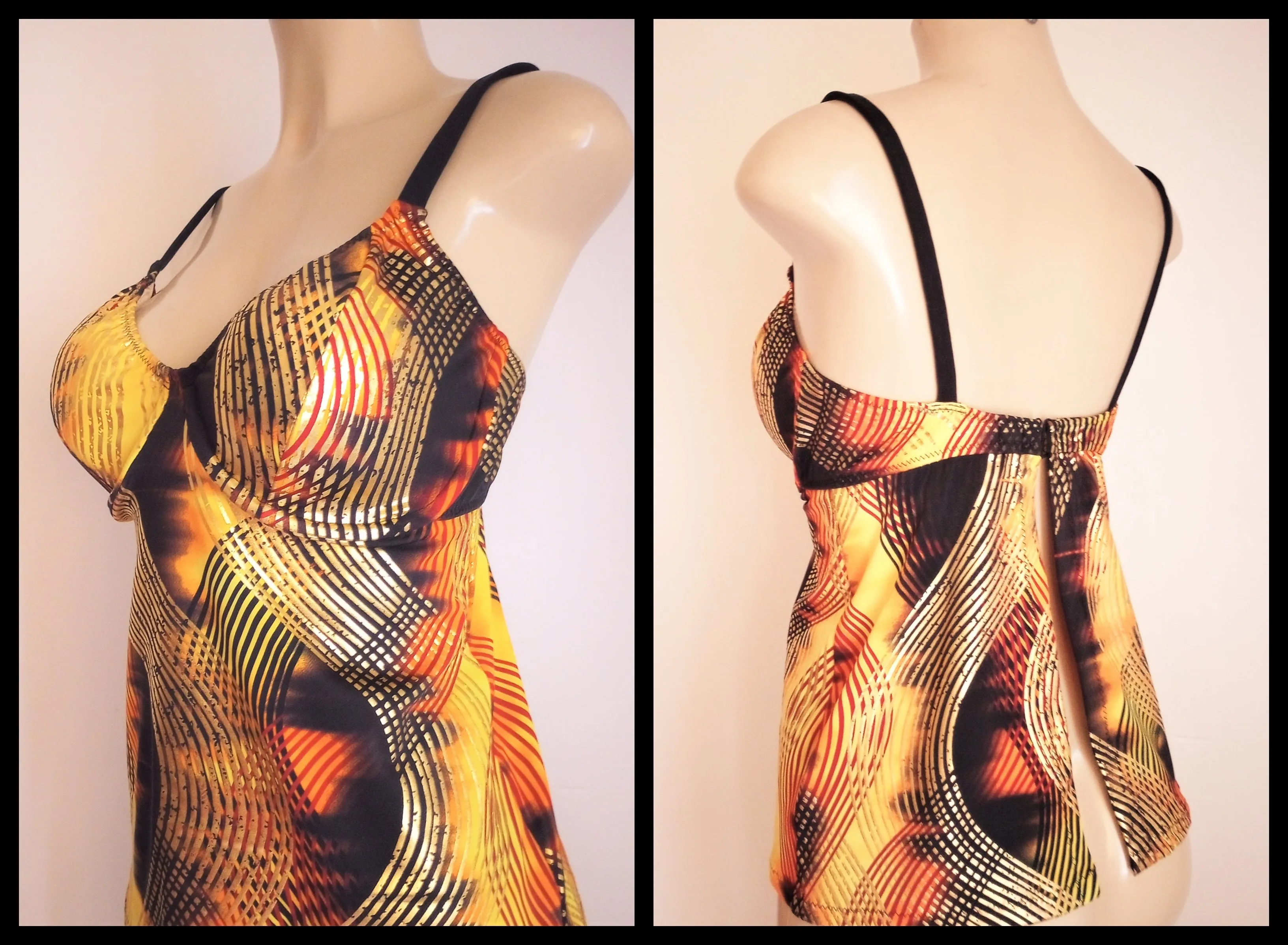 Fuller Busts Underwire Tankini Top D, DD, DDD, E, EE, F