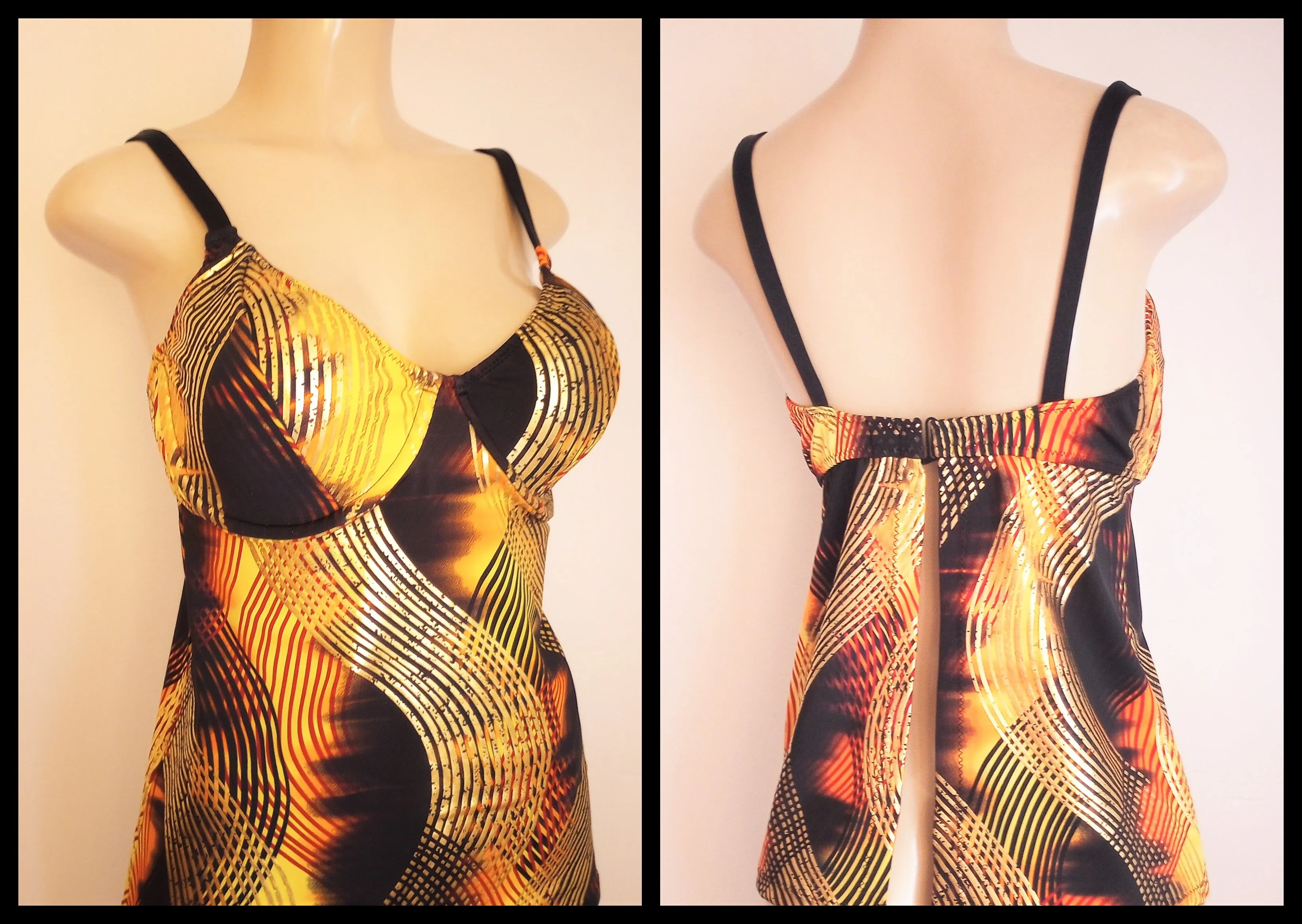 Fuller Busts Underwire Tankini Top D, DD, DDD, E, EE, F