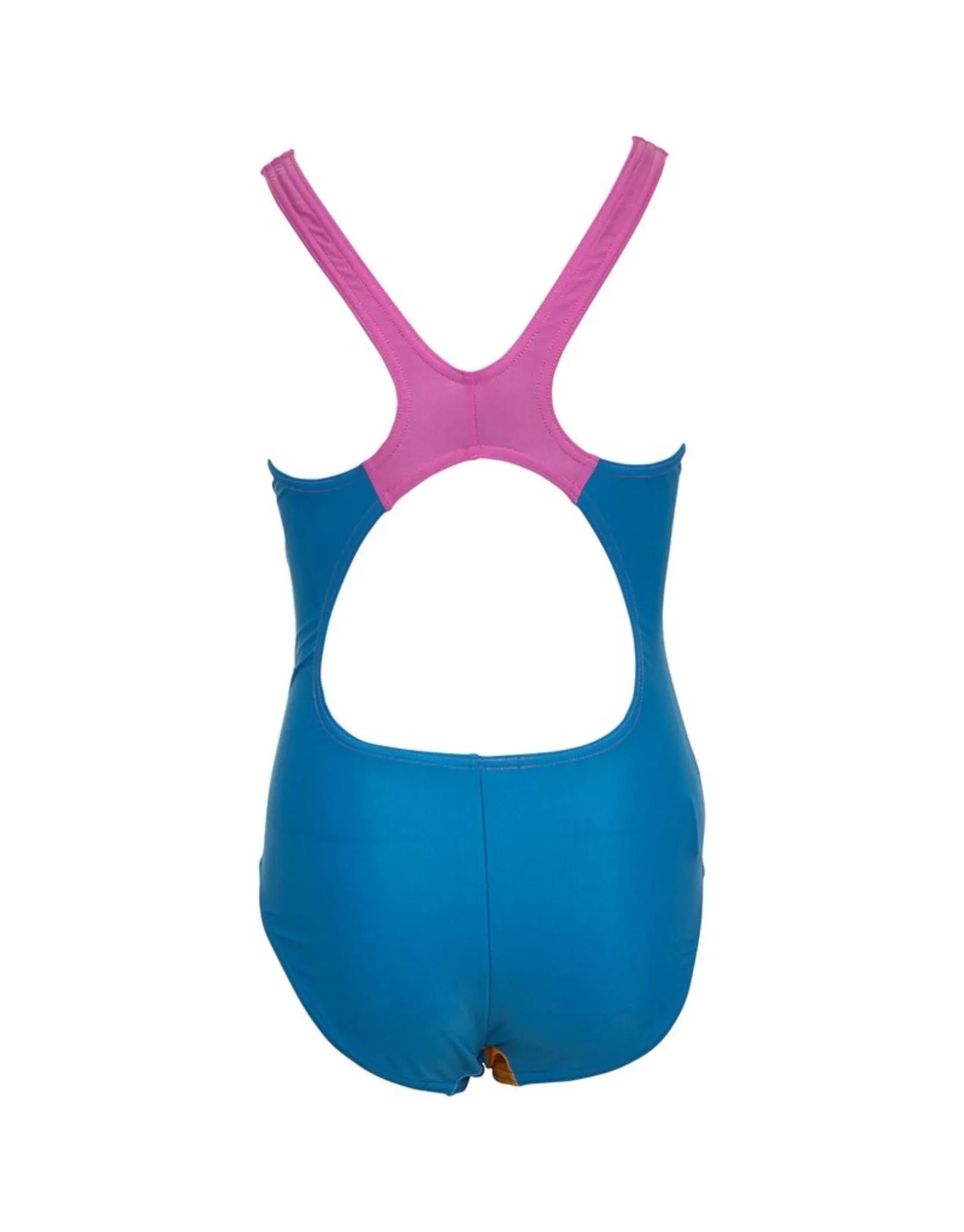 Girls Digital Placement Pulseback Swimsuit - Blue/Yellow