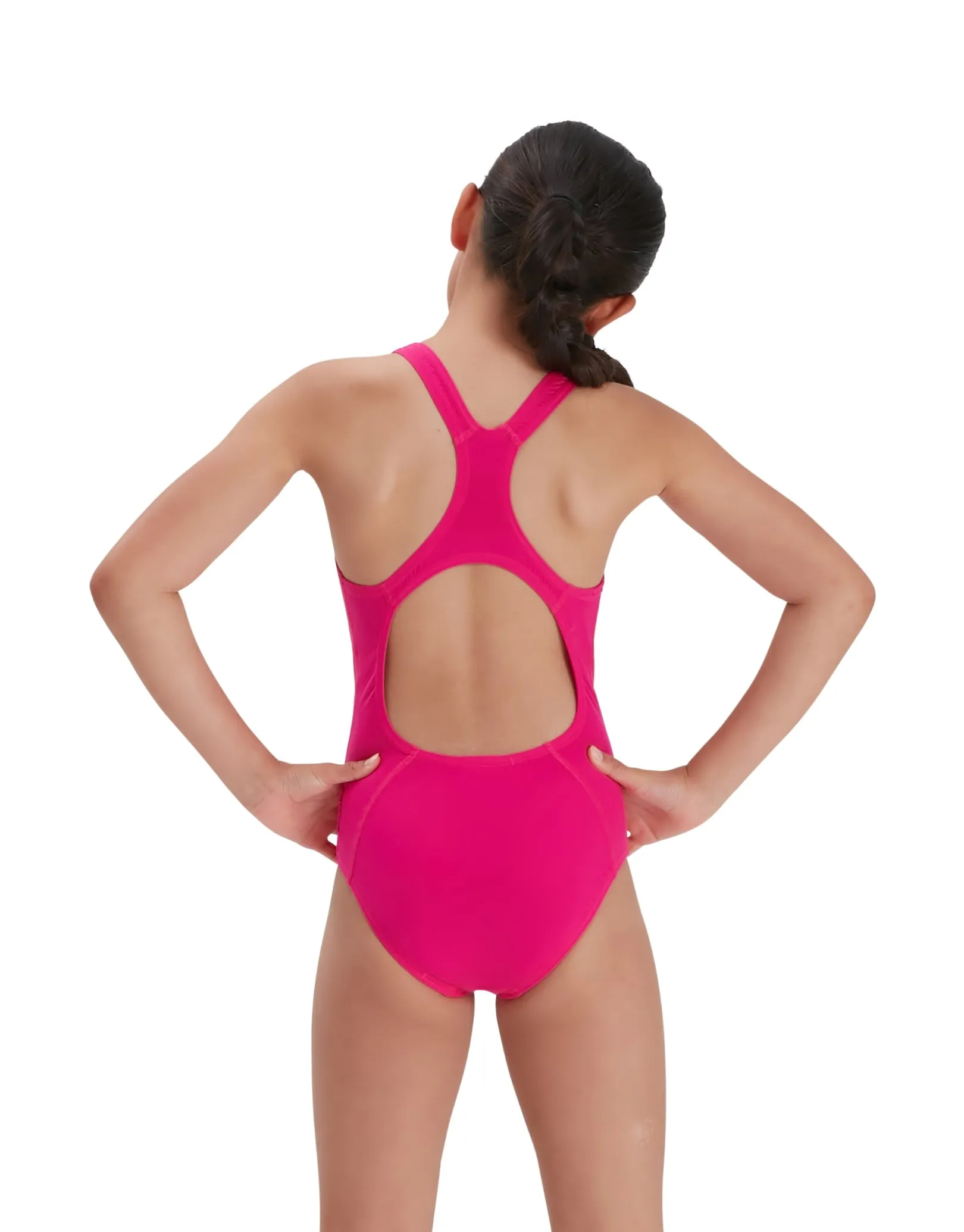 Girls Eco Endurance Plus Medalist Swimsuit - Pink