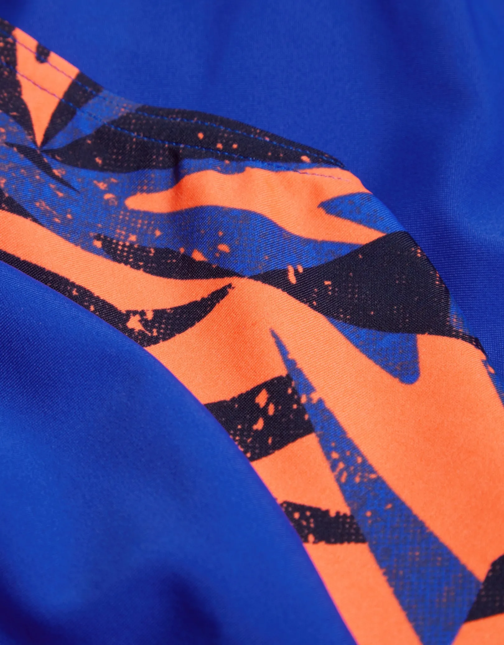 Girls Hyperboom Splice Muscleback Swimsuit - Blue/Orange