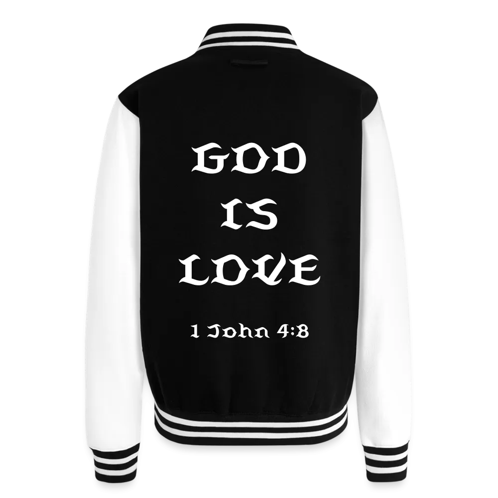 God is Love Heavyweight Letterman Jacket
