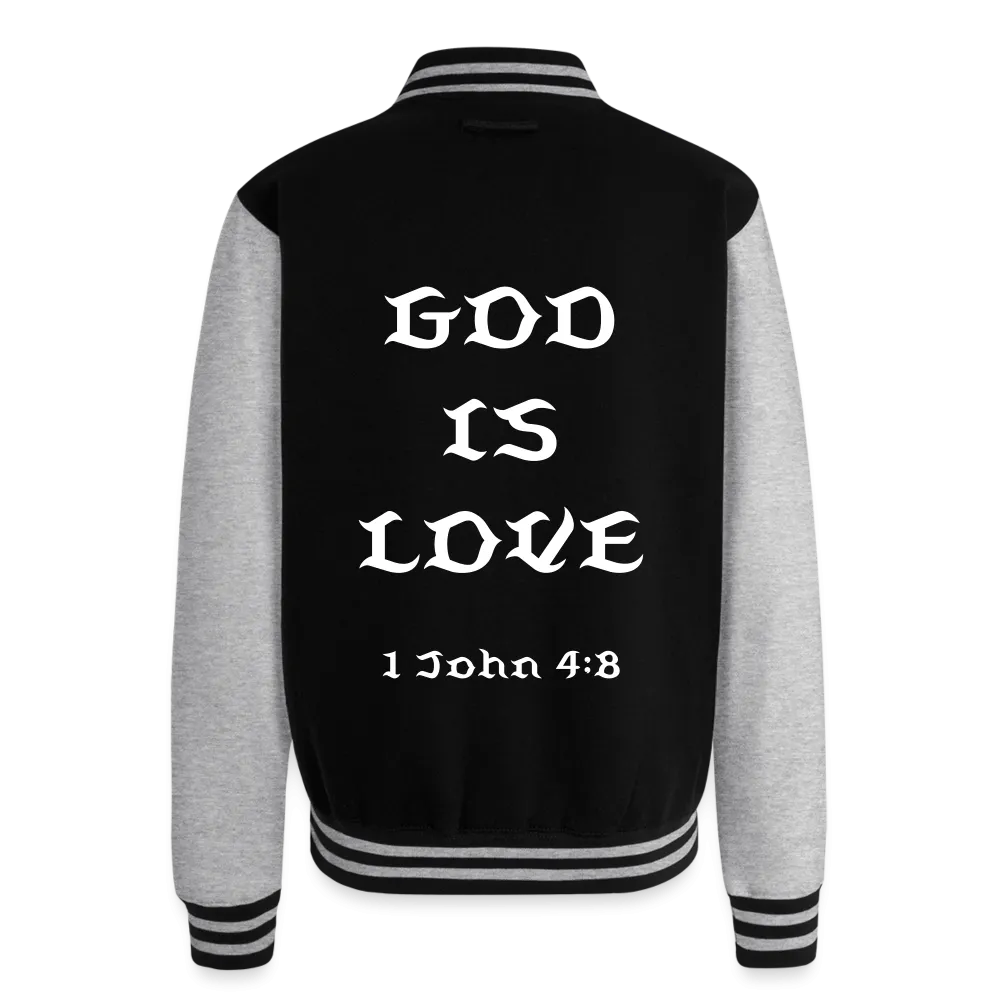 God is Love Heavyweight Letterman Jacket