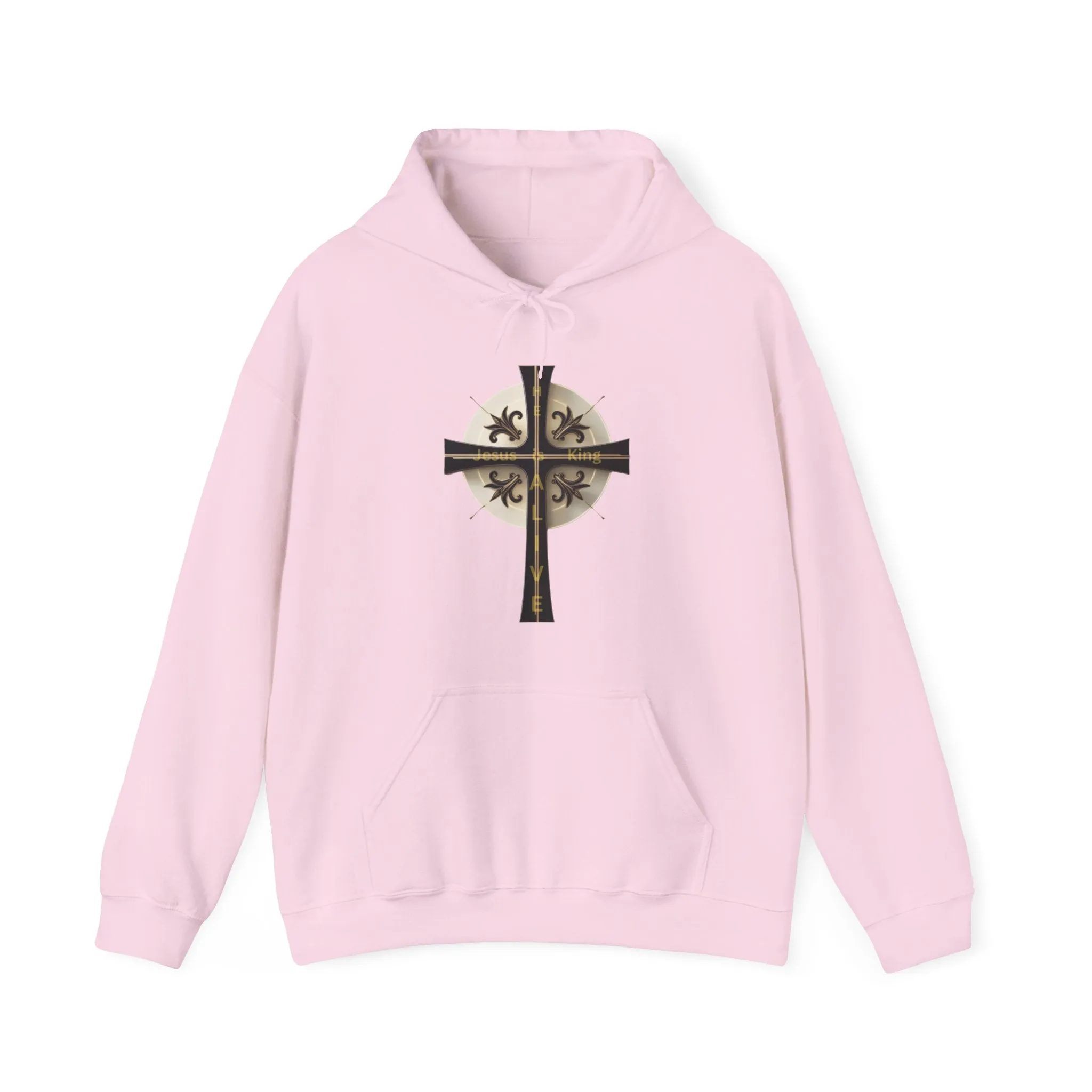 Golden & Black Cross - Unisex Heavy Blend™ Hooded Sweatshirt