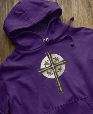 Golden & Black Cross - Unisex Heavy Blend™ Hooded Sweatshirt