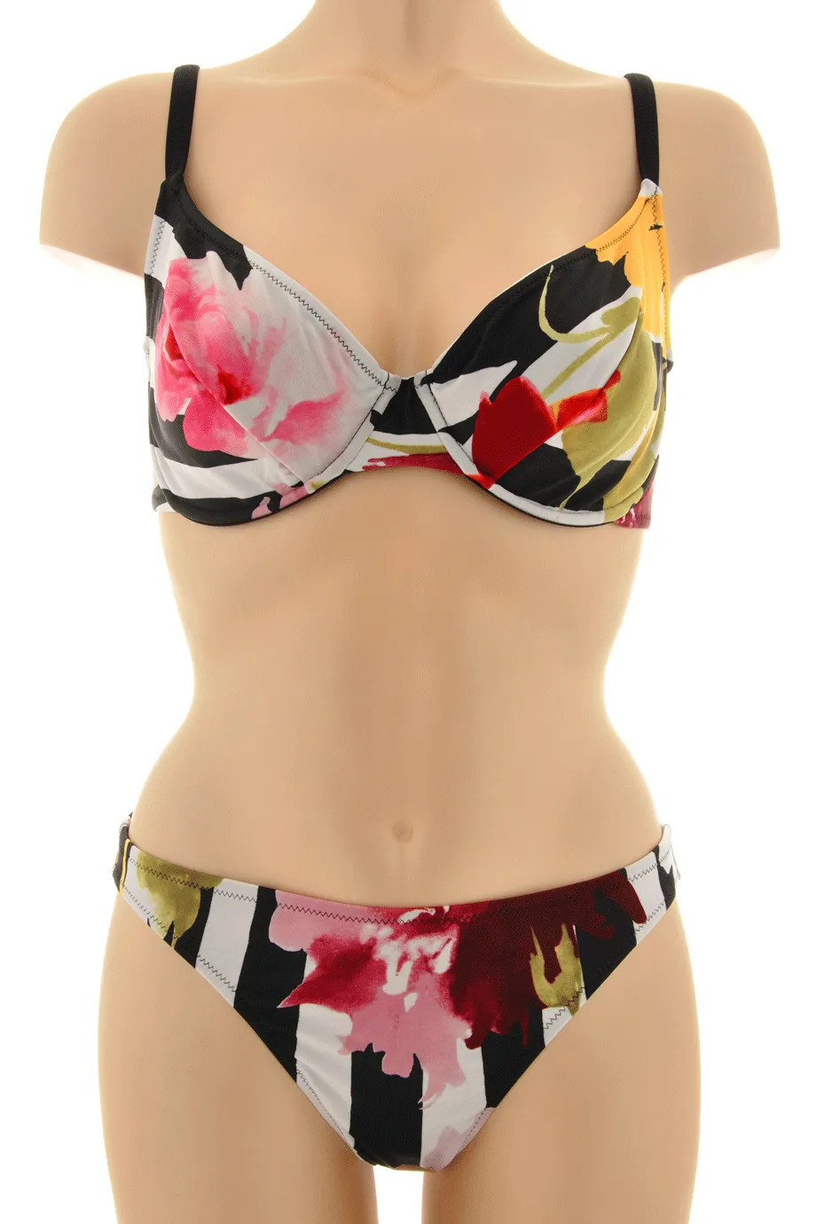 GOTTEX FLOWERS Striped Underwired Bikini
