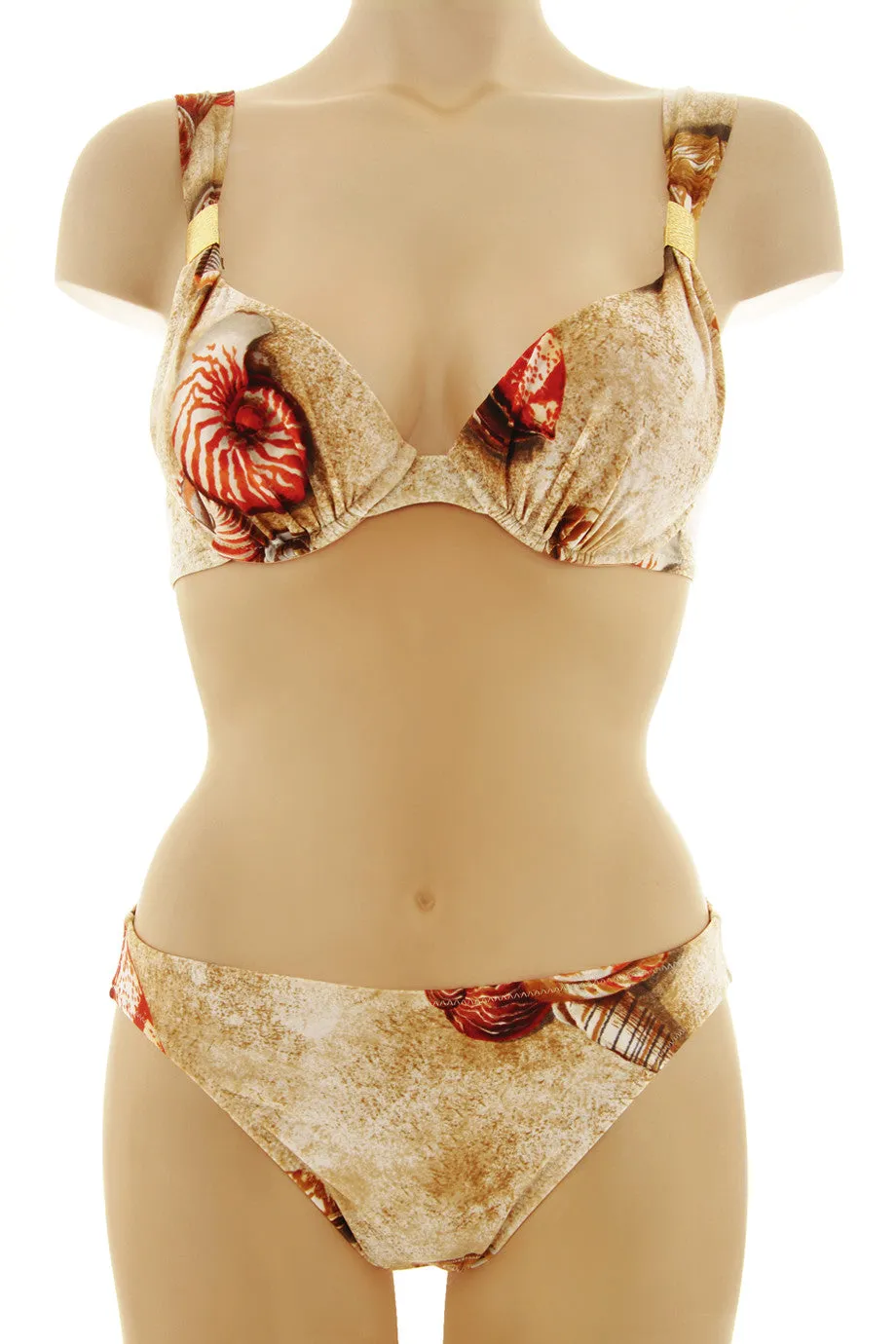 GOTTEX SEASHELL Beige Red Bikini
