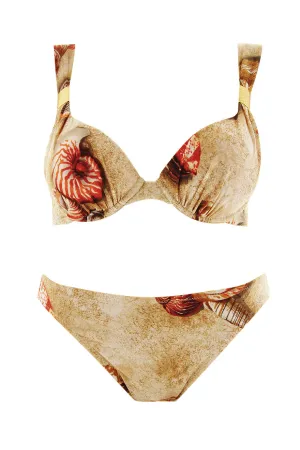 GOTTEX SEASHELL Beige Red Bikini