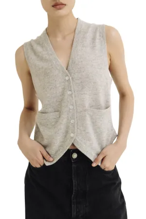 Grace Vest in Smoke Grey