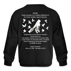 Grandpa Fernandez Kids' Crewneck Sweatshirt