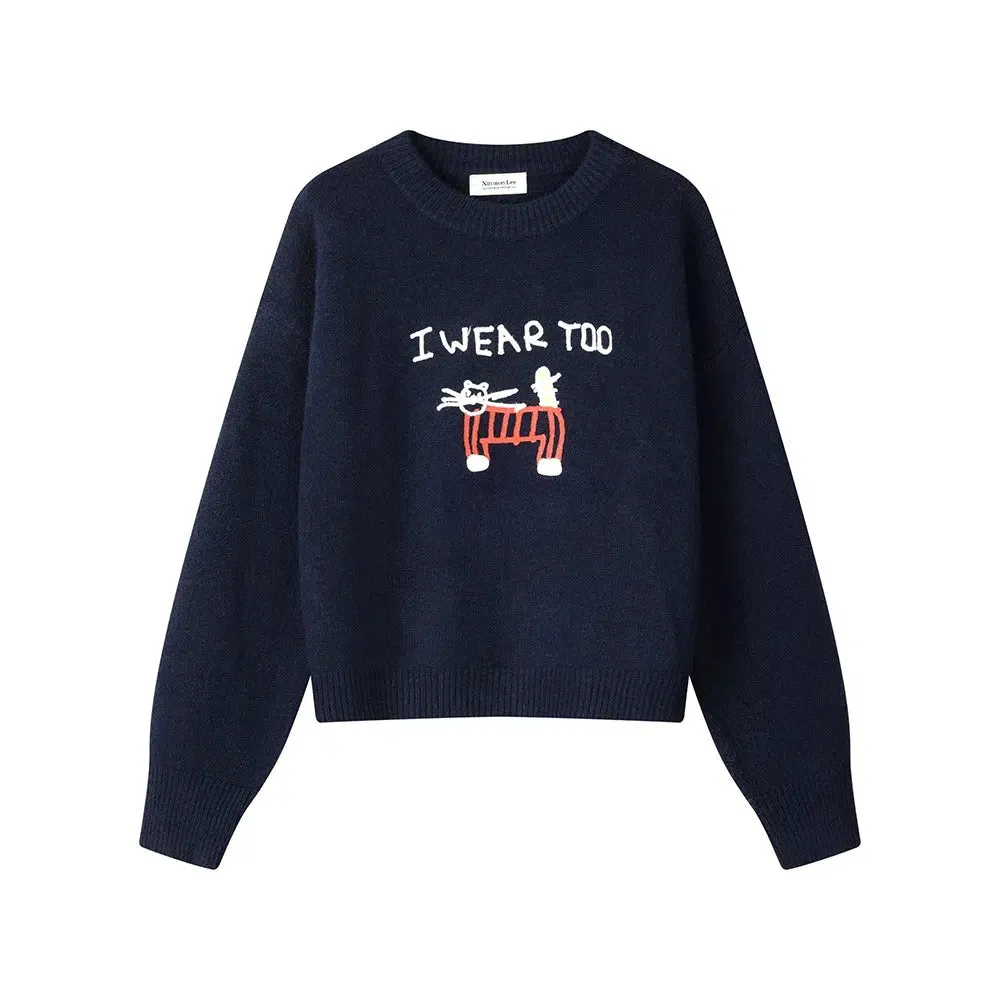 Graphic Cat Sweatshirt